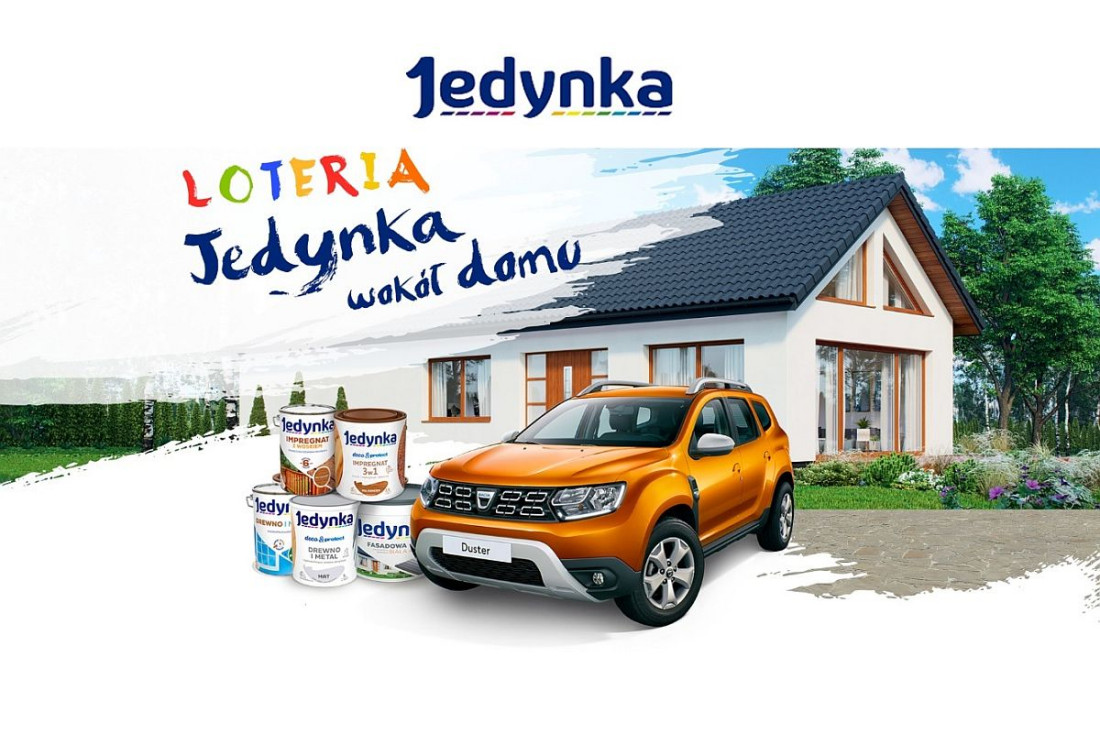 Samochód do wygrania w ogólnopolskiej loterii marki farb Jedynka