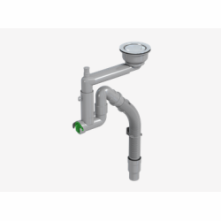 Pojedynczy syfon Smartloc do kuchni