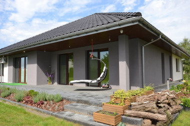 Narożny taras o powierzchni 38 m2