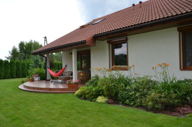 Tylna elewacja i taras