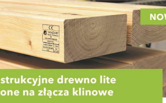 Konstrukcyjne drewno lite łączone na złącza klinowe od Wiązary Burkietowicz