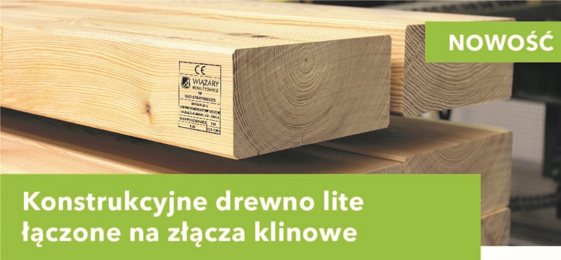 Konstrukcyjne drewno lite łączone na złącza klinowe od Wiązary Burkietowicz