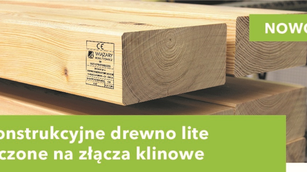 Konstrukcyjne drewno lite łączone na złącza klinowe od Wiązary Burkietowicz