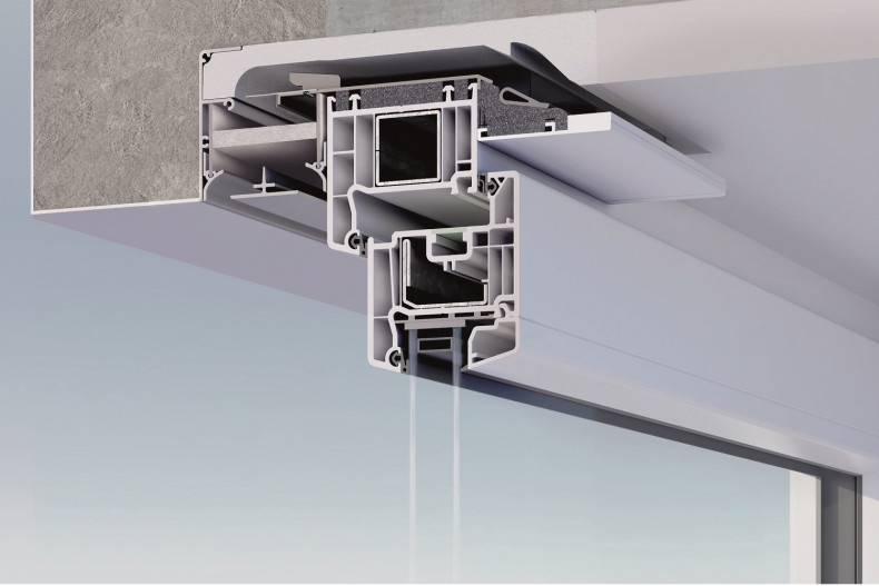 Przekrój nawiewnika antysmogowego