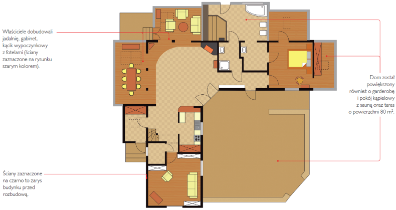 Rzut parteru po zmianach