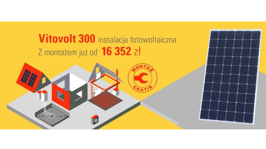 Pakiet VITOVOLT 300 - instalacja fotowoltaiczna "pod klucz"