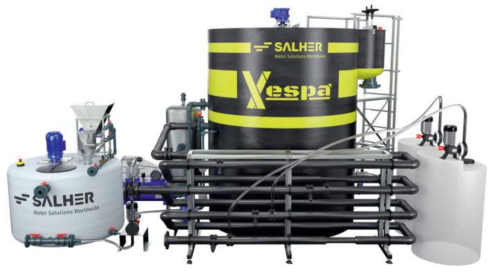 System do reutylizacji wody Salher