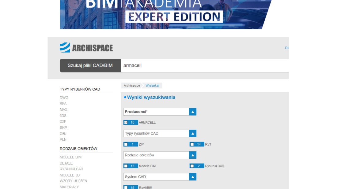 Nowe narzędzia firmy Armcell dla Autodesk Revit®