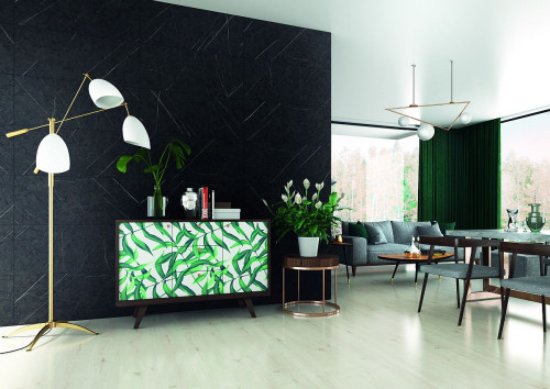 Okładzina ścienna Black Fossil