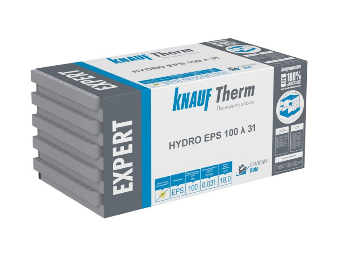 Specjalna ochrona fundamentów - grafitowy styropian Knauf Therm Expert Hydro