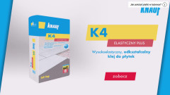 Wysokoelastyczny i odkształcalny klej do płytek Knauf K4 Elastyczny Plus