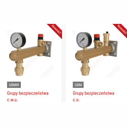 Grupy bezpieczeństwa c.o. i c.w.u.
