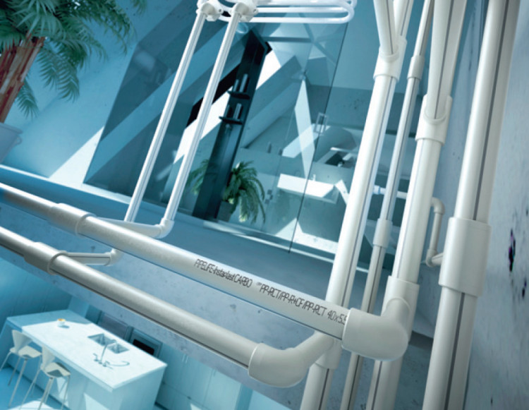 System do zimnej i ciepłej wody PP-RCT CARBO CRP z oferty Pipelife