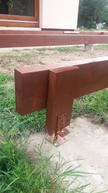 Budowa narożnego drewnianego tarasu - zdjęcie 1