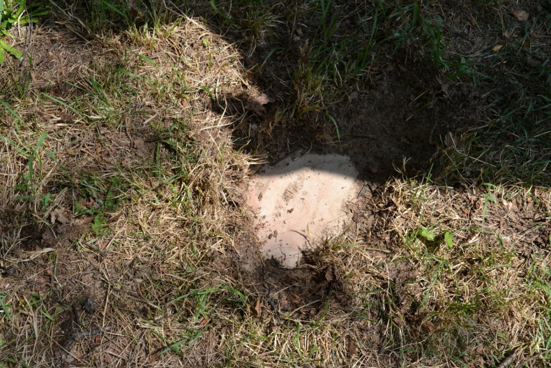 Fragment betonowej pokrywy