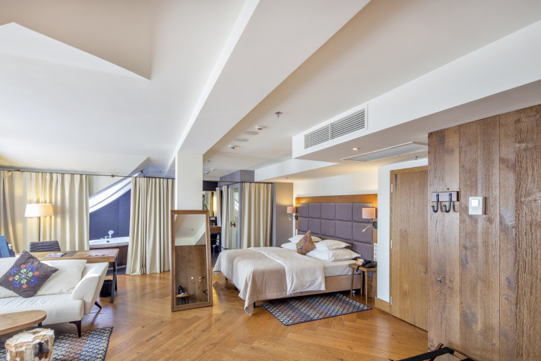 Pokój, w którym zastosowano produkty Siniat