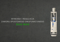 Serwis zaworu w kompakcie WC