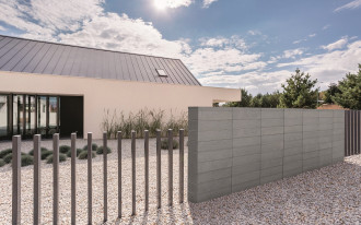 System ogrodzeniowy z betonu architektonicznego Parretti