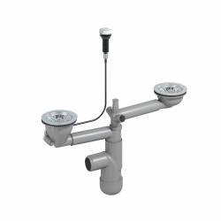 Syfon Flexloc FL2-R9NNA-01PL 2-komorowy, automat