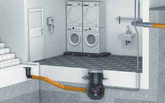 Przepompownia Aqualift S Compact - wszechstronne urządzenie do ścieków bez fekaliów