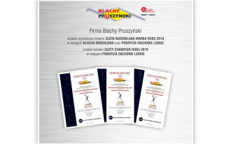 Budowlana Marka Roku 2019: 3 nagrody dla Blachy Pruszyński