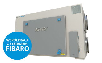 Rekuperatory MISTRAL firmy Pro-Vent we współpracy z Domem Inteligentnym FIBARO