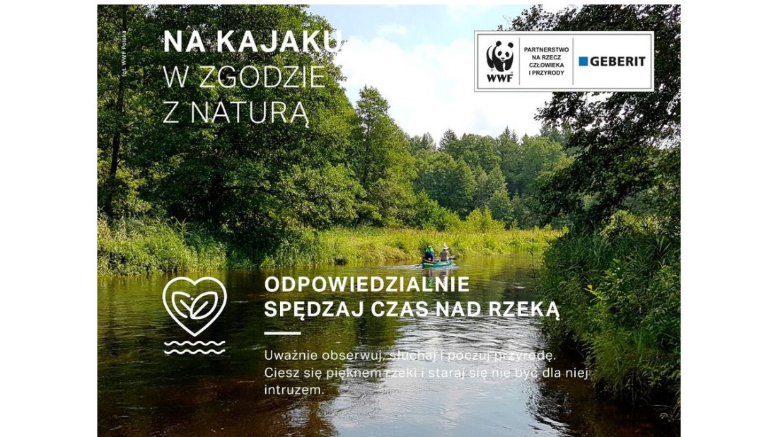 Program edukacyjny w ramach partnerstwa Geberit i WWF Polska - Na kajaku w zgodzie z naturą