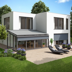 Markiza na szklane zadaszenia i ogrody zimowe markilux 8800