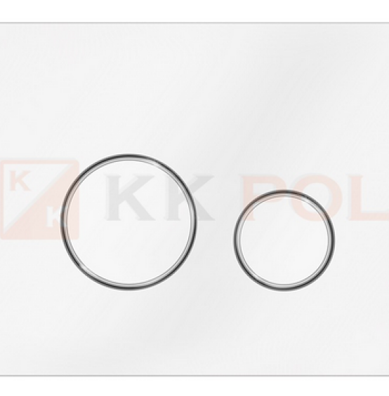 Płytka przycisków Vitrum Grande V1 Orbis / biała