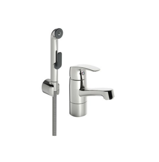 Oras Safira bateria umywalkowa ze słuchawką prysznicową Bidetta chrom 1021