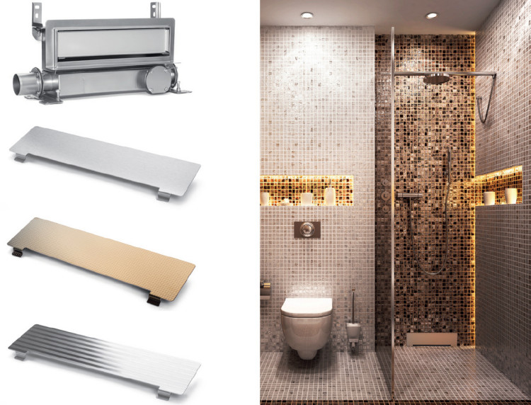 Ścienny odpływ prysznicowy ERGO marki Vabo