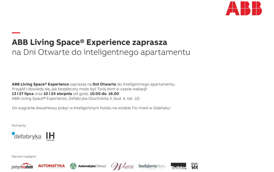 Zaproszenie na ABB Living Space® Experience