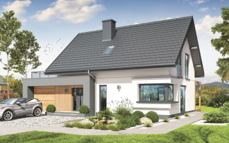 Ekonomiczny w budowie "Dom w Zielistkach 12 (G)" ARCHON+