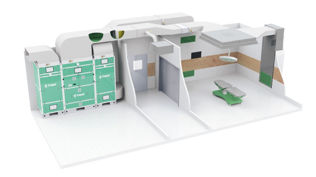 Centrale wentylacyjne Frapol w żywieckim szpitalu
