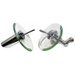 Zestaw bateria umywalkowa DYSK UMYWALKA + bateria wannowa DYSK WANNA