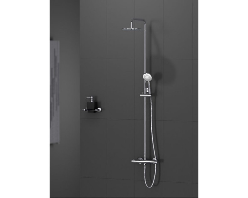 Klasyczna bateria prysznicowa z deszczownicą