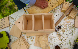 Soplica wraz z Rob in Wood buduje "Pszczele azyle"