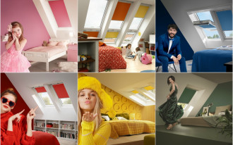 Nowe rolety zaciemniające VELUX z kolekcji Colour by You!