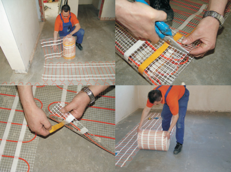 Samoprzylepne maty grzejne ECOFLOOR do ogrzewania podłogowego, Fenix Polska