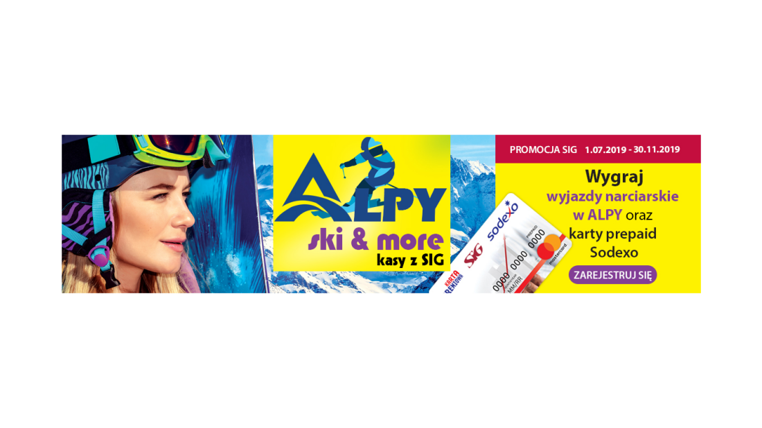 Wygraj z SIG wyjazdy narciarskie i karty prepaid Sodexo
