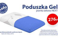 Poduszka Gel z pianką Next - promocja w M&K Foam 