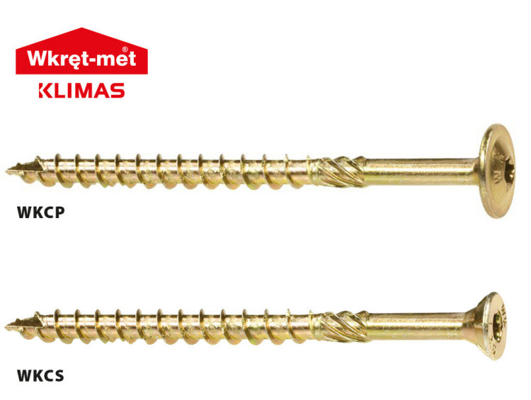 Wkręty ciesielskie WKCP i WKCS z oferty Klimas Wkręt-met