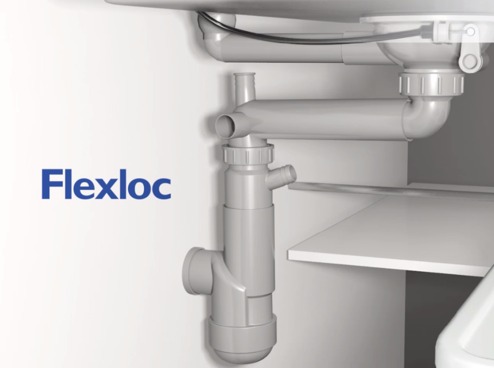 Oszczędny syfon Flexloc
