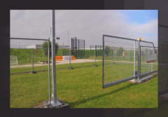 Tymczasowe ogrodzenia Tempofor na plac budowy i koncert