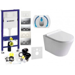  7w1 - GEBERIT + WC GOLD + TWARDA DESKA WOLNOOOPADAJĄCA + PRZYCISK