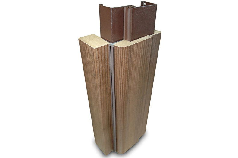 Drewniana ościeżnica nakładana na metalową