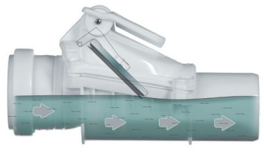 Automatyczna zasuwa - normalny przepływ