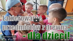 Lakierowanie drewnianych zabawek dla dzieci lakierem akrylowym marki Vidaron