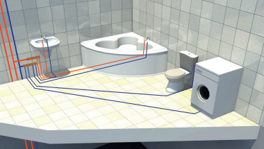 Instalacja wodna - układ rozdzielaczowy