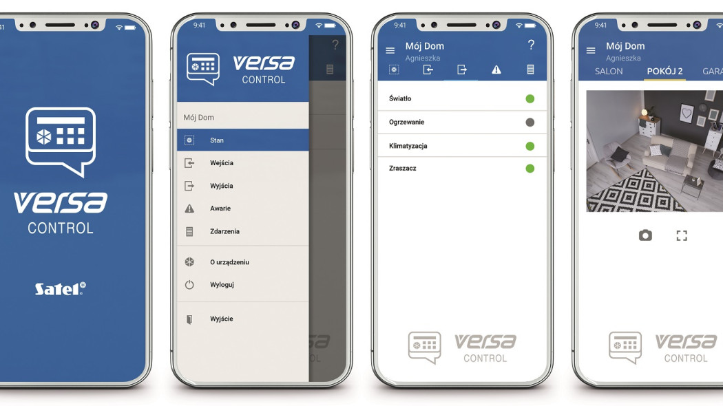 Aplikacja VERSA CONTROL firmy Satel